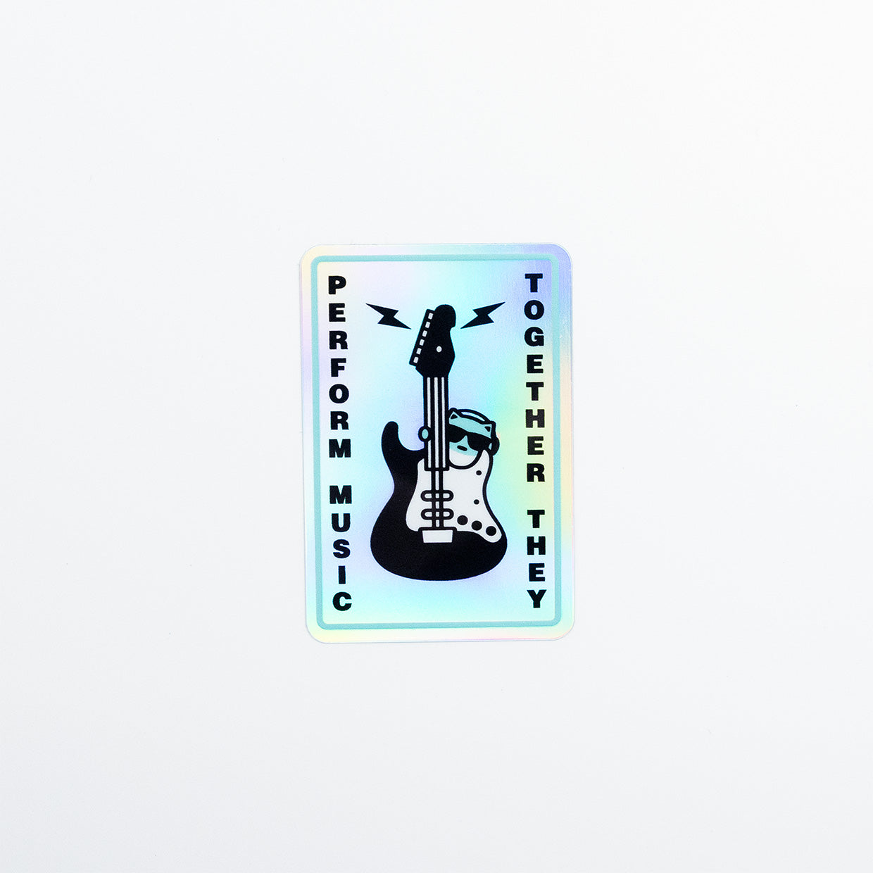 にゅう1stシングル・レコードアートホログラムステッカー（自作オリジナル限定品） にゅう1stシングル・レコードアートホログラムステッカー（自作