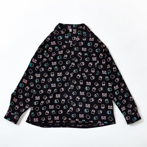 Fully-patterned Shirt (BLACK)