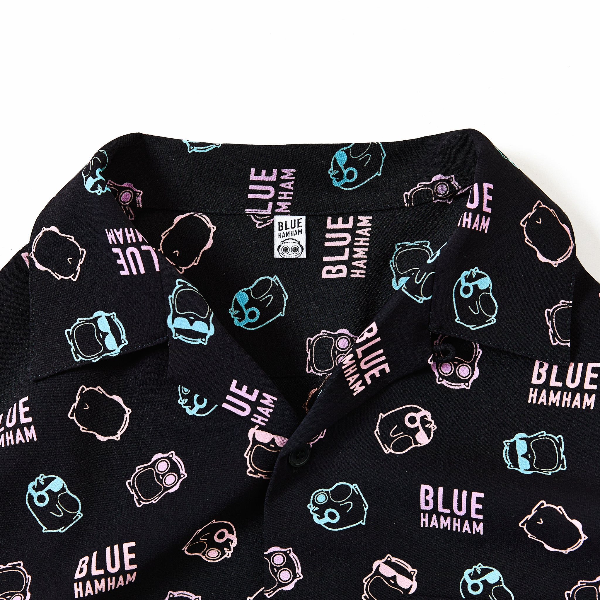 総柄シャツ（BLACK） – BLUE HAMHAM Online Store