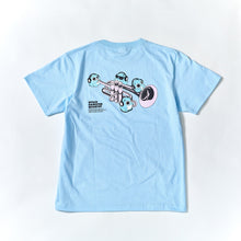 Load image into Gallery viewer, Backprint Tee_Trumpet（LIGHT BLUE）

