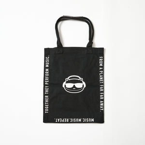 Flat Tote Bag（BLACK）